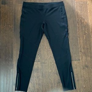 Express Ankle Leggings with Zippers Sz Large